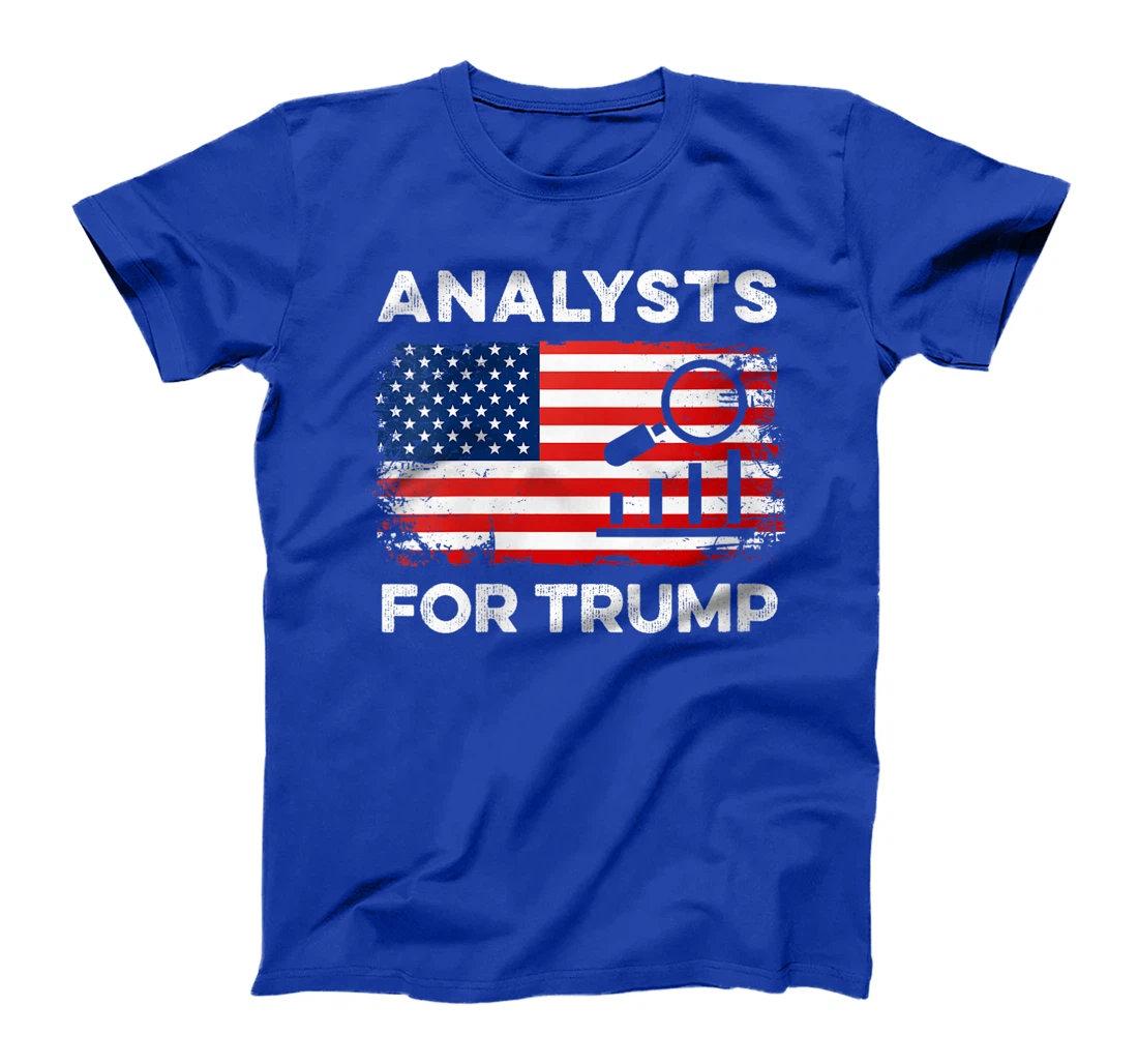Womens Analysts For Trump Funny Election 2024 Analyst Voter Voting T-Shirt
