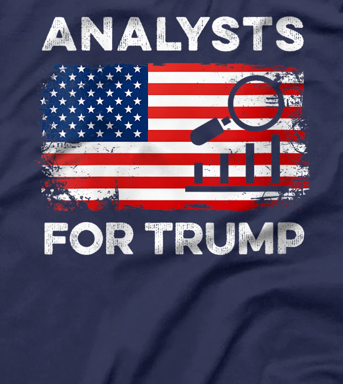 Womens Analysts For Trump Funny Election 2024 Analyst Voter Voting T-Shirt