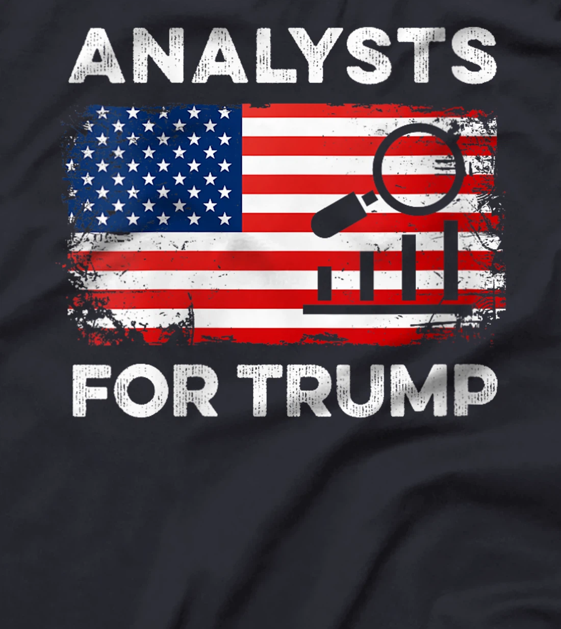 Womens Analysts For Trump Funny Election 2024 Analyst Voter Voting T-Shirt