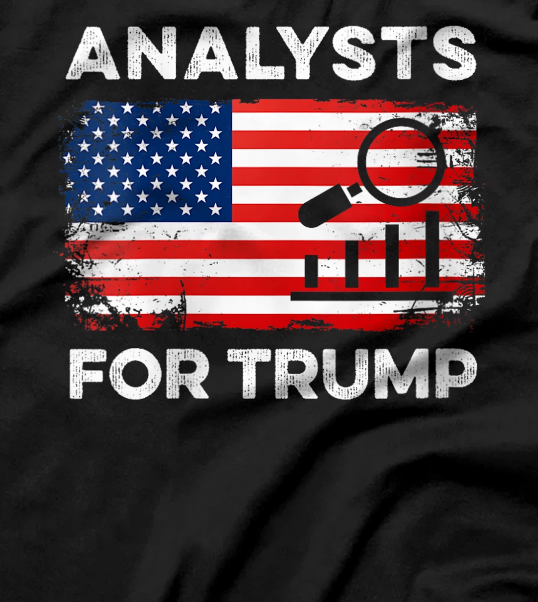 Womens Analysts For Trump Funny Election 2024 Analyst Voter Voting T-Shirt