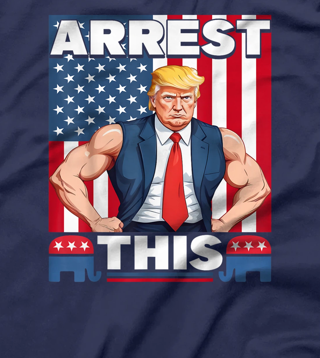Womens Funny Quote Trump 2024 Arrest This Trump T-Shirt