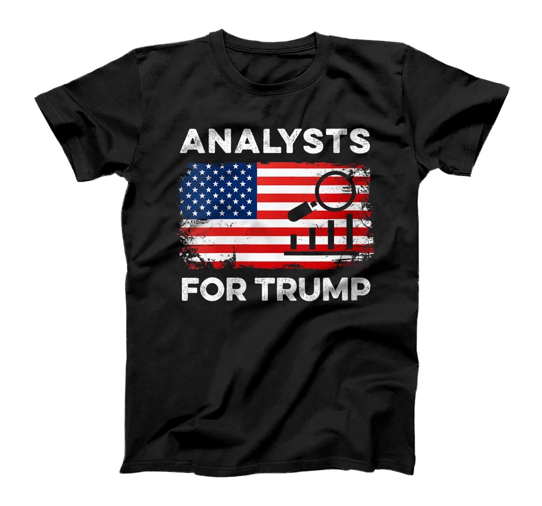 Womens Analysts For Trump Funny Election 2024 Analyst Voter Voting T-Shirt