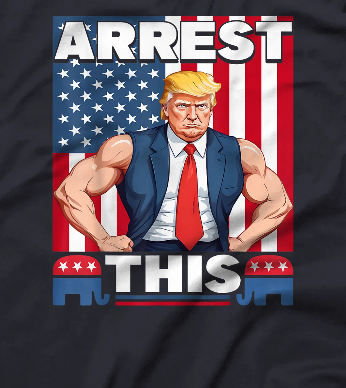 Womens Funny Quote Trump 2024 Arrest This Trump T-Shirt