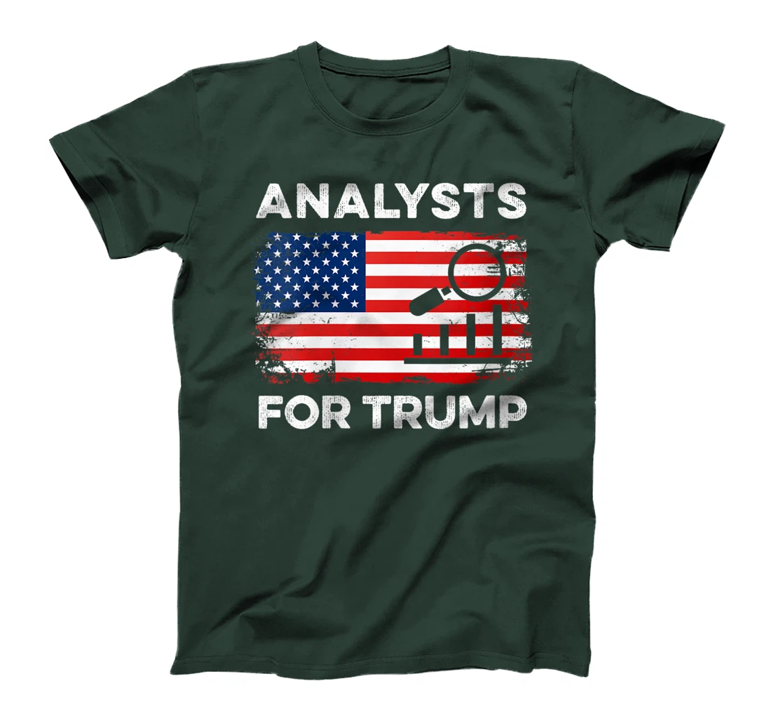 Womens Analysts For Trump Funny Election 2024 Analyst Voter Voting T-Shirt