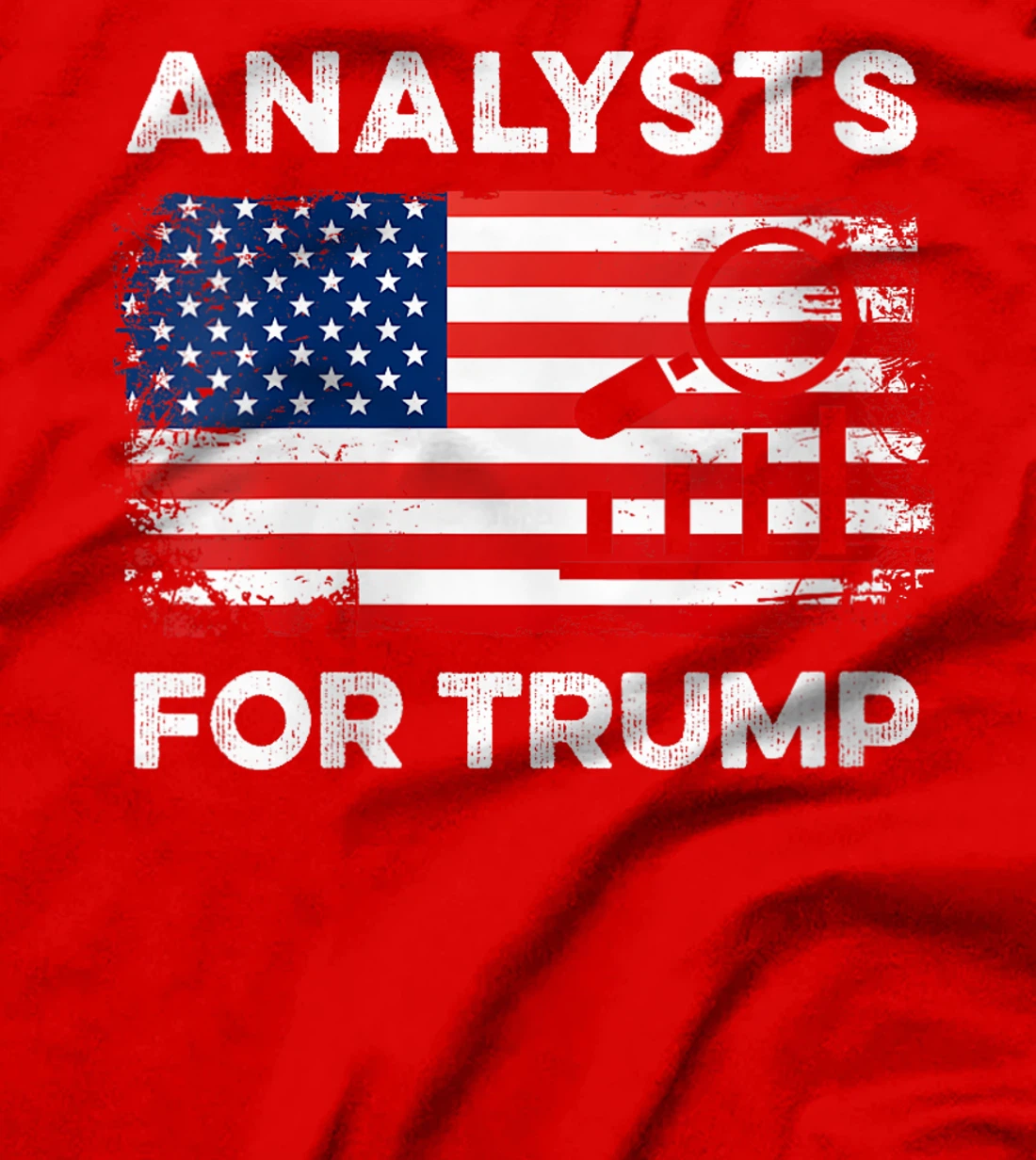 Womens Analysts For Trump Funny Election 2024 Analyst Voter Voting T-Shirt