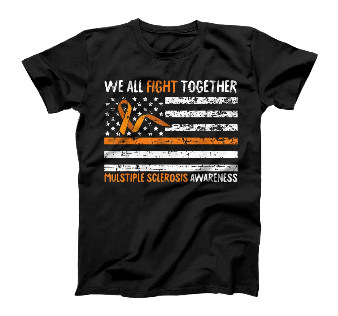 We All Fight Together Multiple Sclerosis Awareness MS Gifts T-Shirt