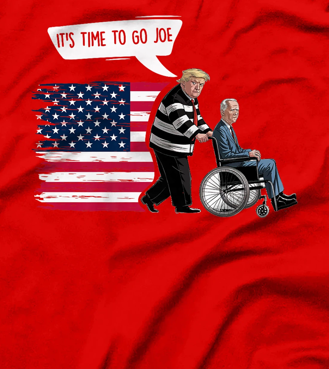 It's Time To Go Joe Shirt Funny Trump 2024 Sarcastic Biden Premium T-Shirt