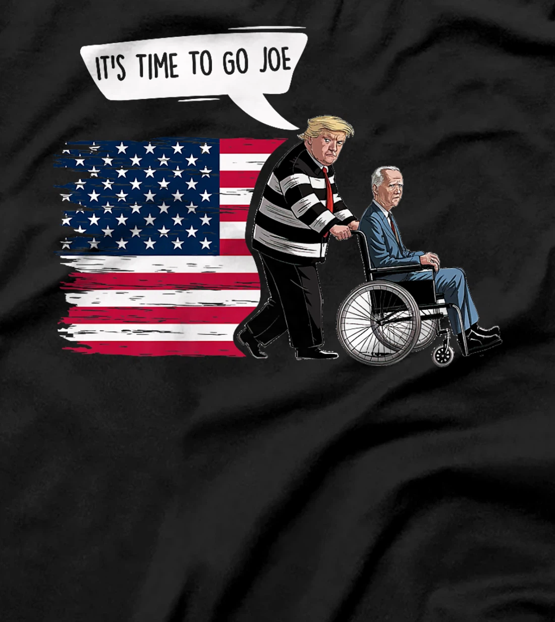 It's Time To Go Joe Shirt Funny Trump 2024 Sarcastic Biden Premium T-Shirt