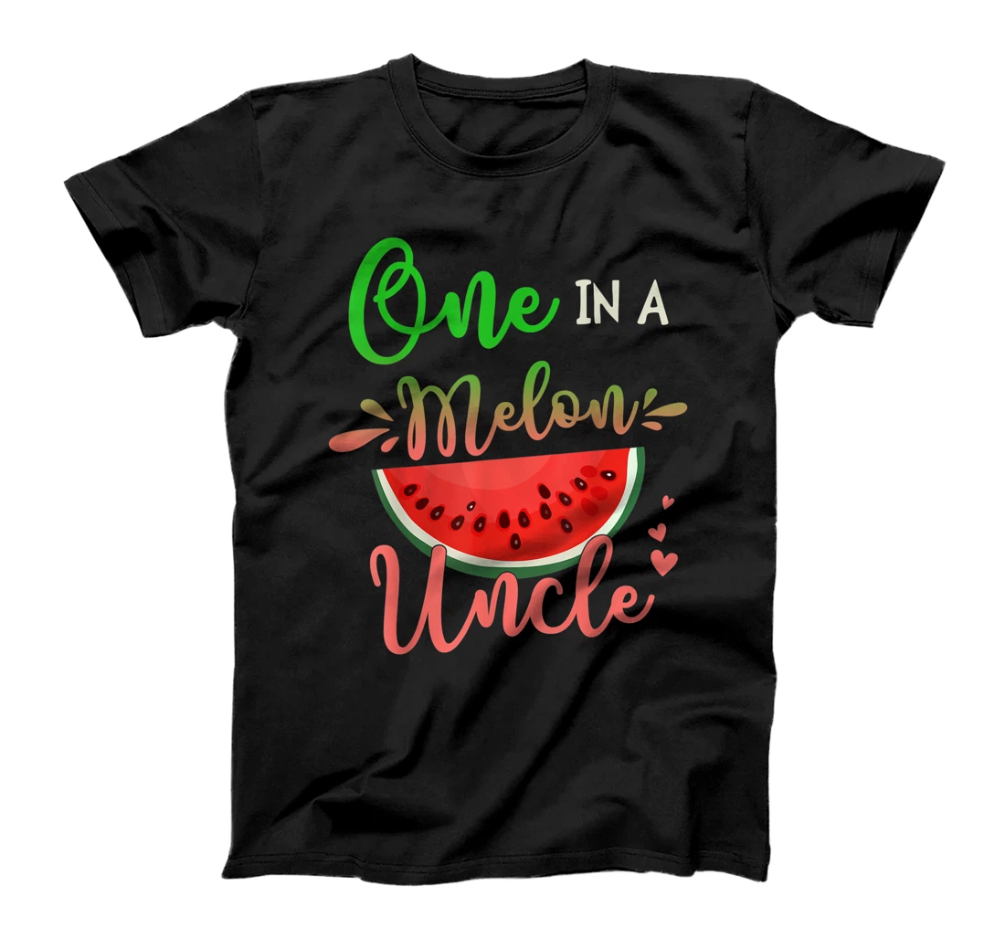 Family One In A Melon Uncle Birthday Party Matching Family T-Shirt