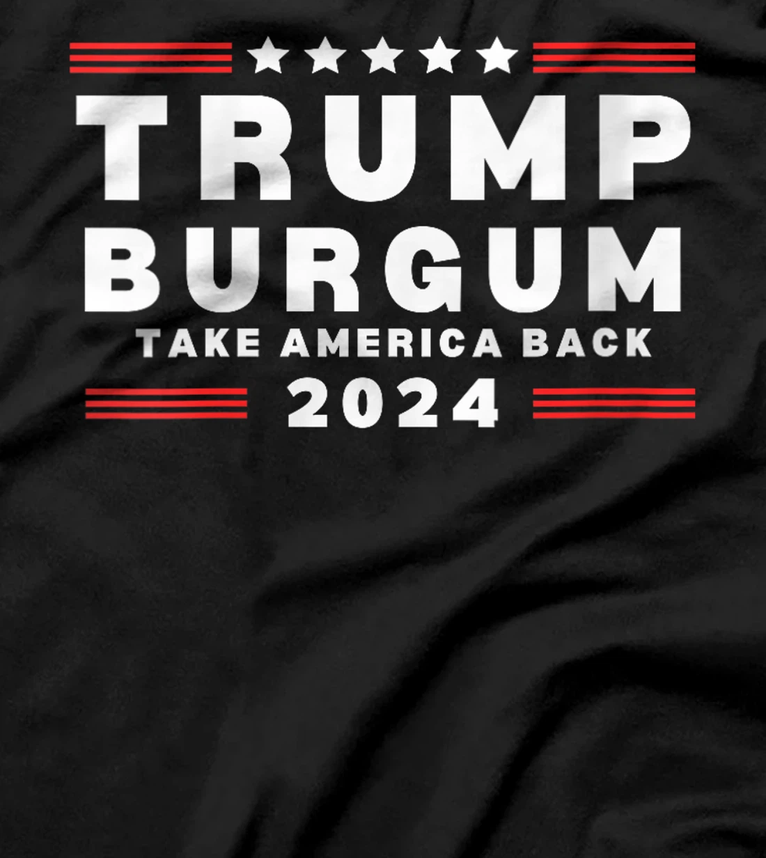 Womens Burgum VP Trump Vice President Burgum Trump 2024 T-Shirt