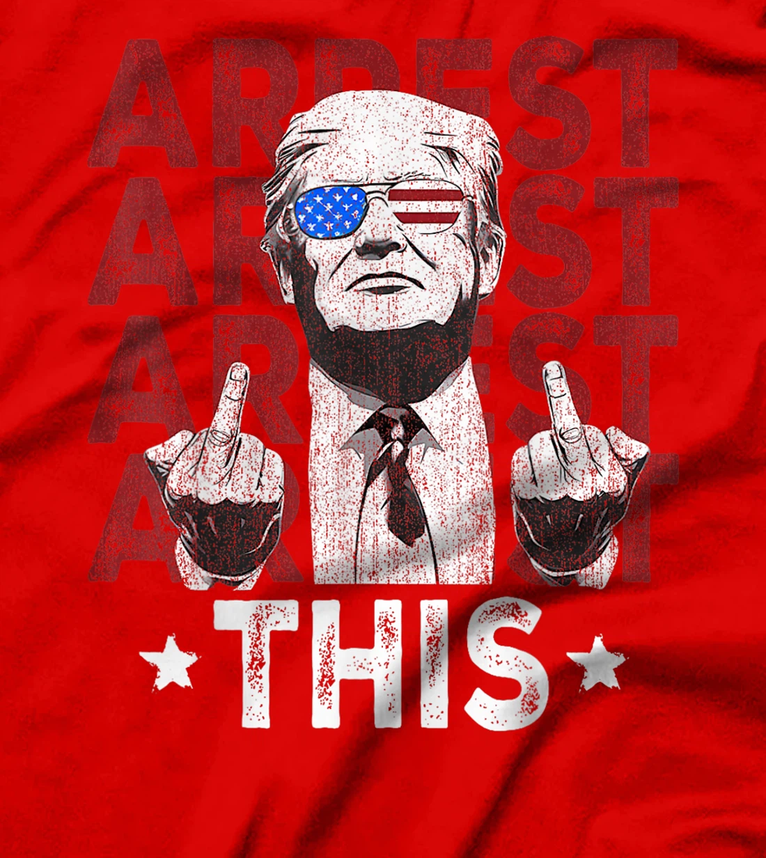 Donald Trump Arrest This Fingers 2024 Election Pro Trump T-Shirt