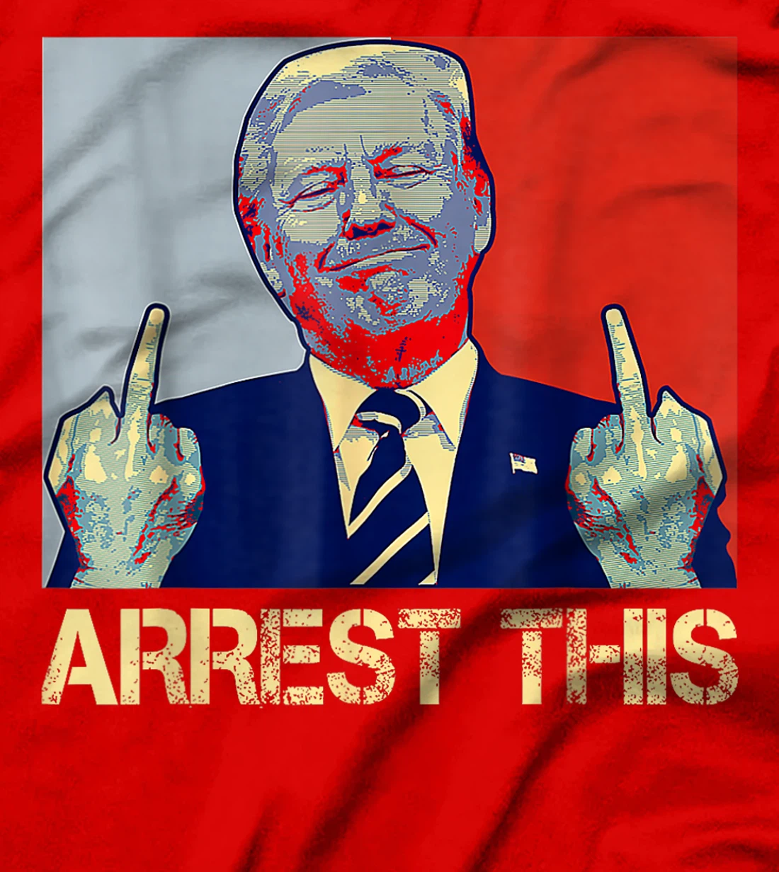 Donald Trump Arrest This Fingers 2024 Election Pro Trump T-Shirt