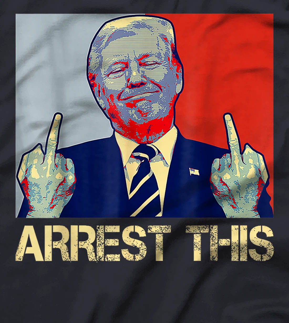 Donald Trump Arrest This Fingers 2024 Election Pro Trump T-Shirt