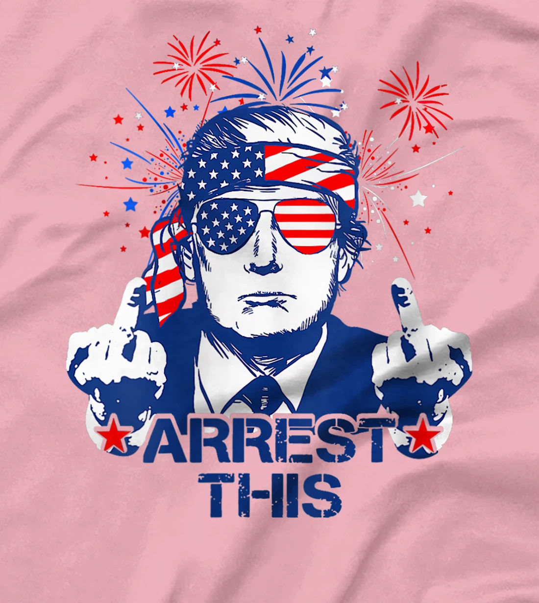 Womens Donald Trump Arrest This Fingers 2024 Election Pro Trump T-Shirt
