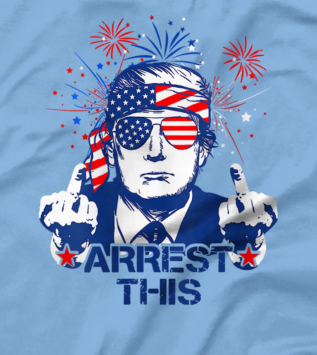 Womens Donald Trump Arrest This Fingers 2024 Election Pro Trump T-Shirt