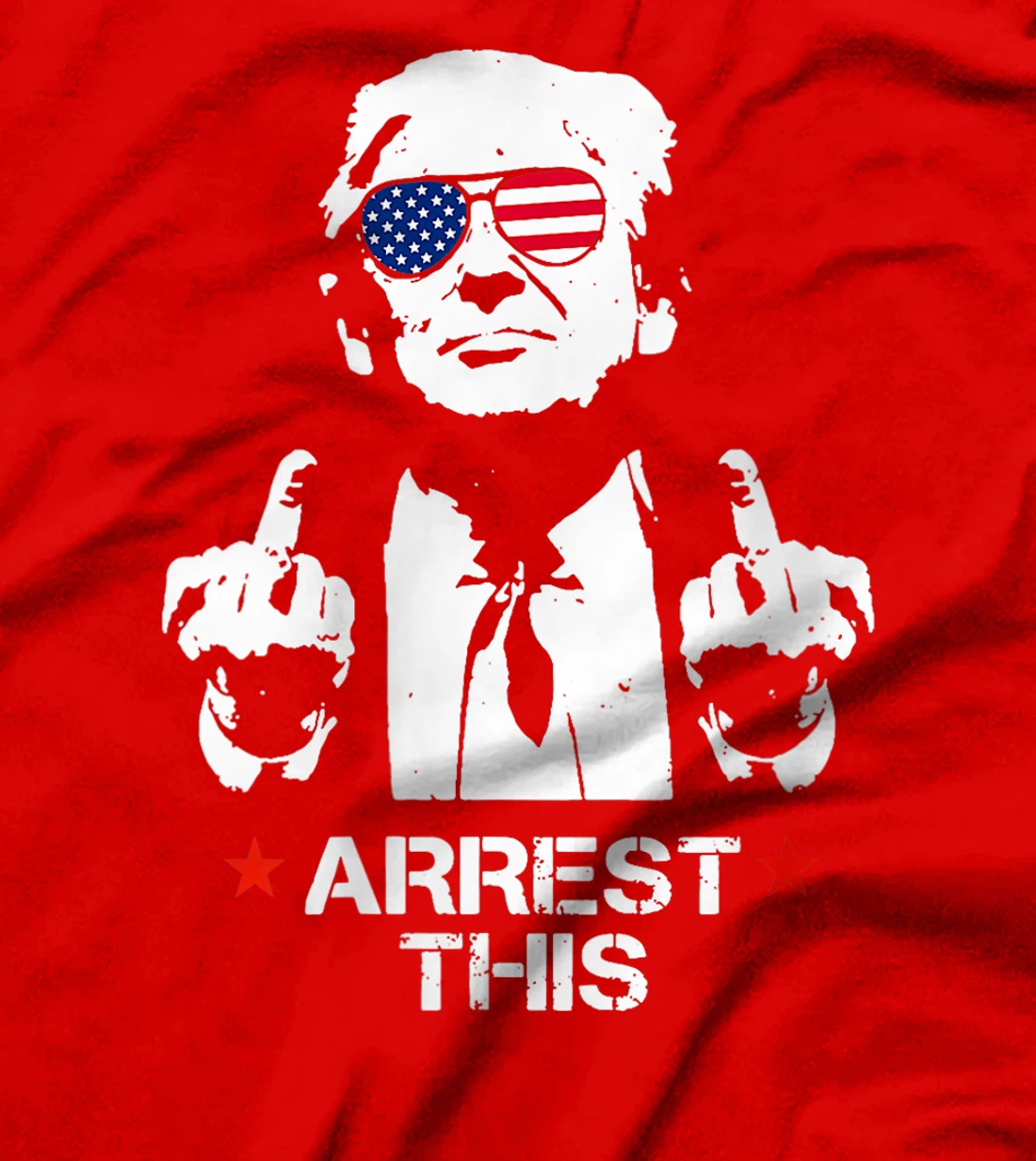 Womens Donald Trump Arrest This Fingers 2024 Election Pro Trump T-Shirt
