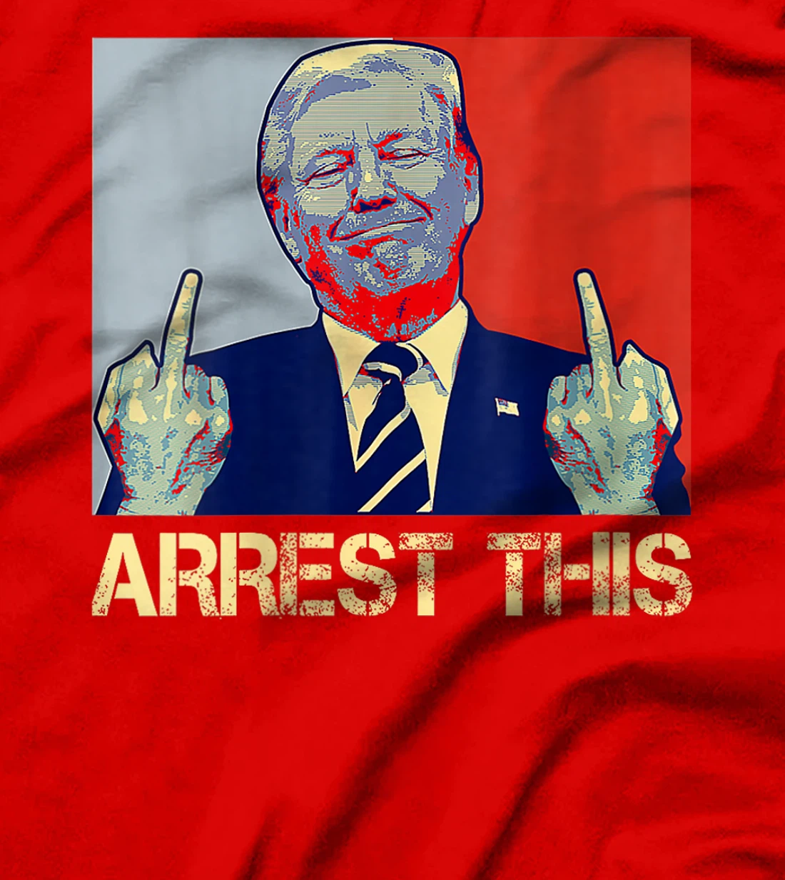 Womens Donald Trump Arrest This Fingers 2024 Election Pro Trump T-Shirt