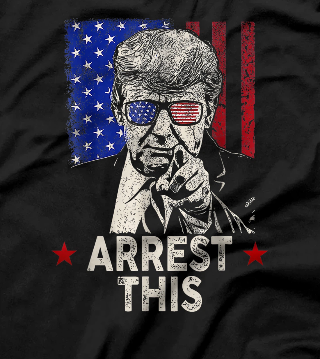 Donald Trump Arrest This Fingers 2024 Election Pro Trump T-Shirt