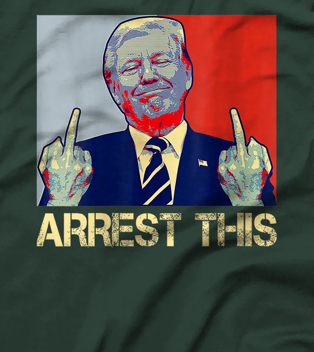 Womens Donald Trump Arrest This Fingers 2024 Election Pro Trump T-Shirt