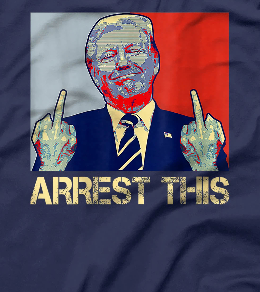 Womens Donald Trump Arrest This Fingers 2024 Election Pro Trump T-Shirt