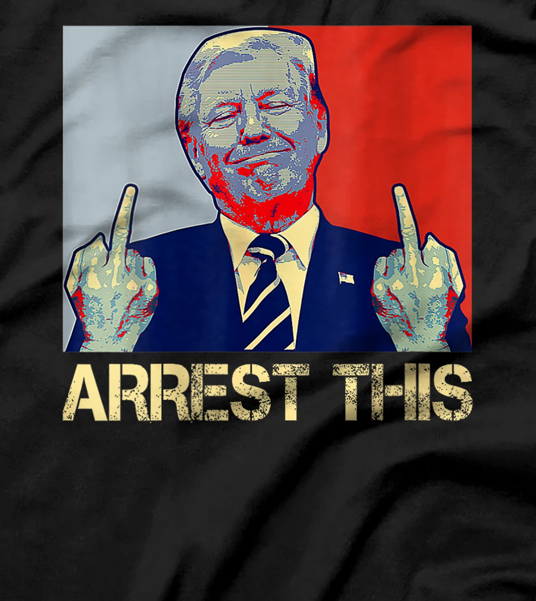 Womens Donald Trump Arrest This Fingers 2024 Election Pro Trump T-Shirt