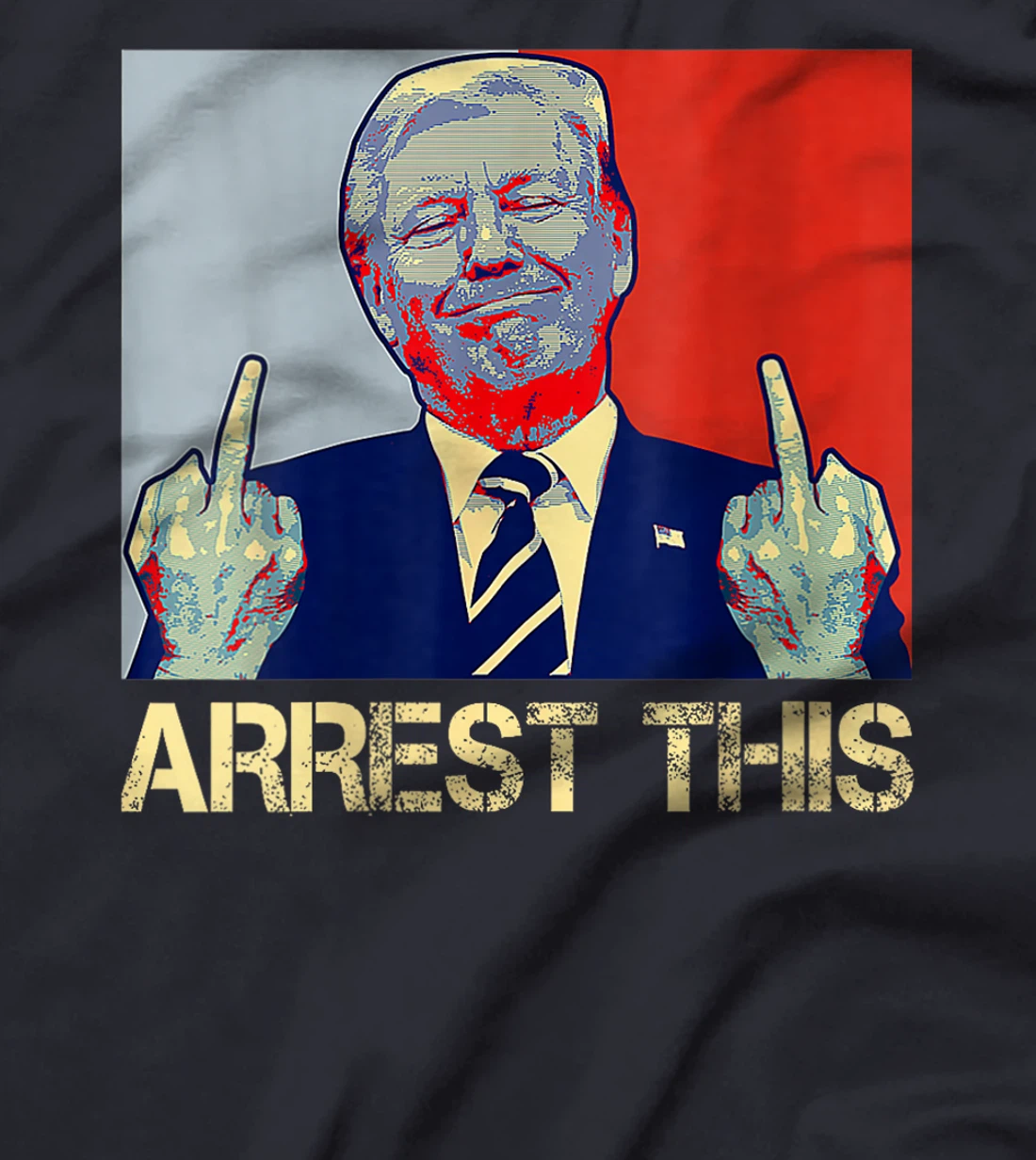 Womens Donald Trump Arrest This Fingers 2024 Election Pro Trump T-Shirt