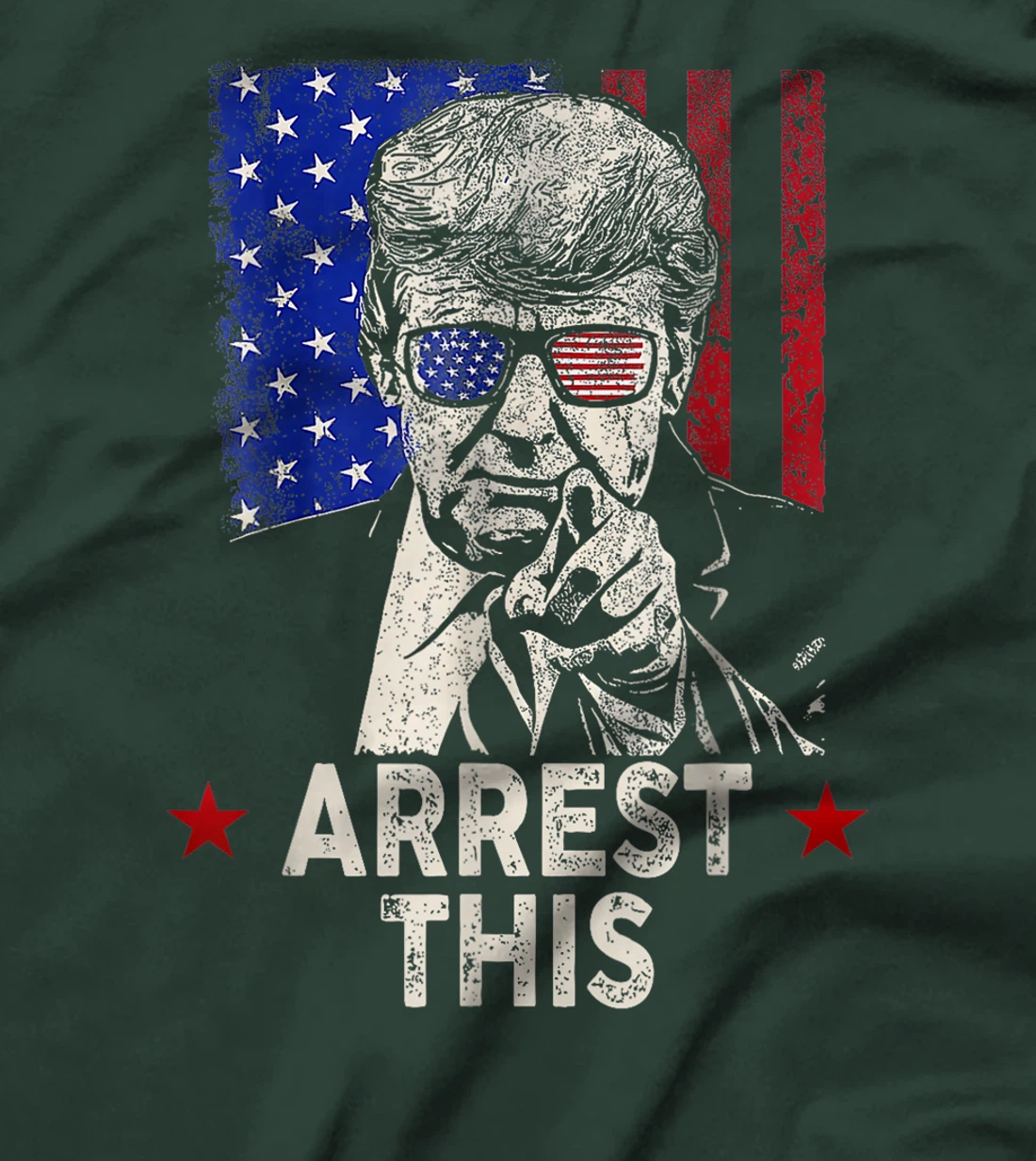 Donald Trump Arrest This Fingers 2024 Election Pro Trump T-Shirt
