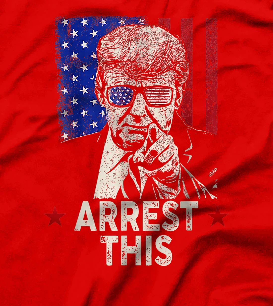 Donald Trump Arrest This Fingers 2024 Election Pro Trump T-Shirt