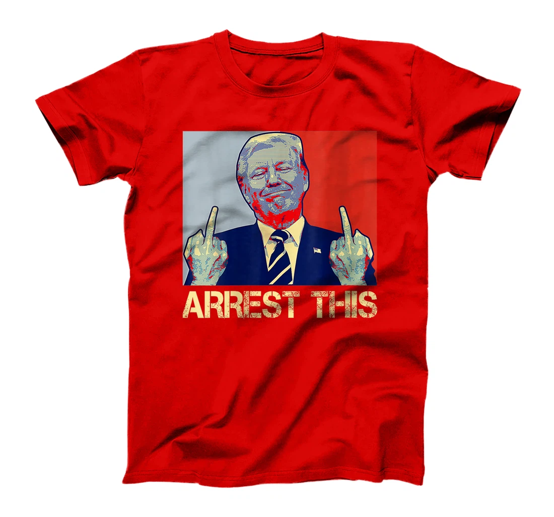 Womens Donald Trump Arrest This Fingers 2024 Election Pro Trump T-Shirt