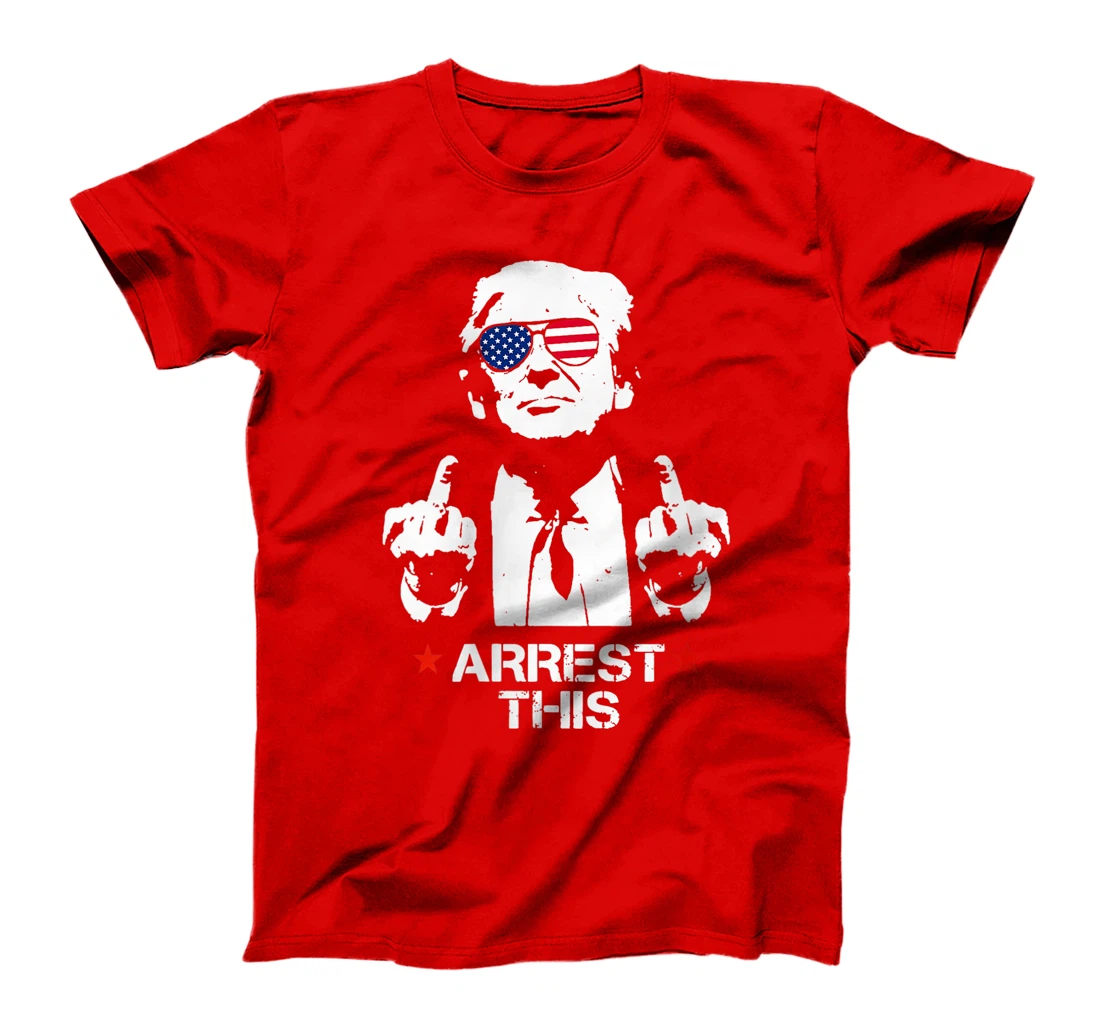 Womens Donald Trump Arrest This Fingers 2024 Election Pro Trump T-Shirt