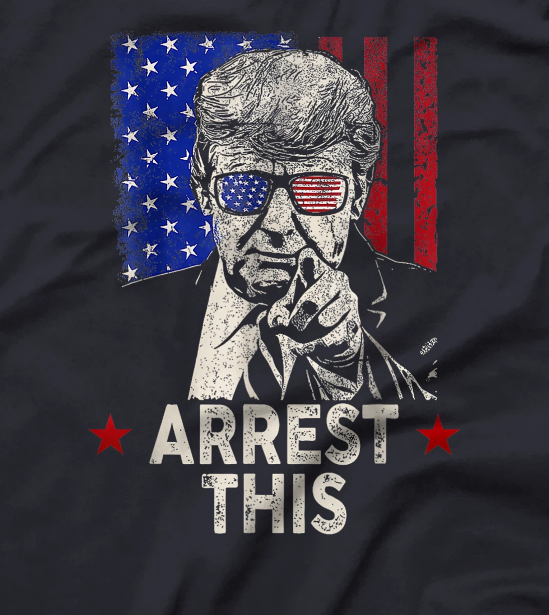 Donald Trump Arrest This Fingers 2024 Election Pro Trump T-Shirt