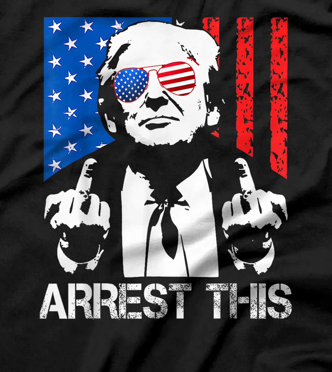 Donald Trump Arrest This Fingers 2024 Election Pro Trump T-Shirt