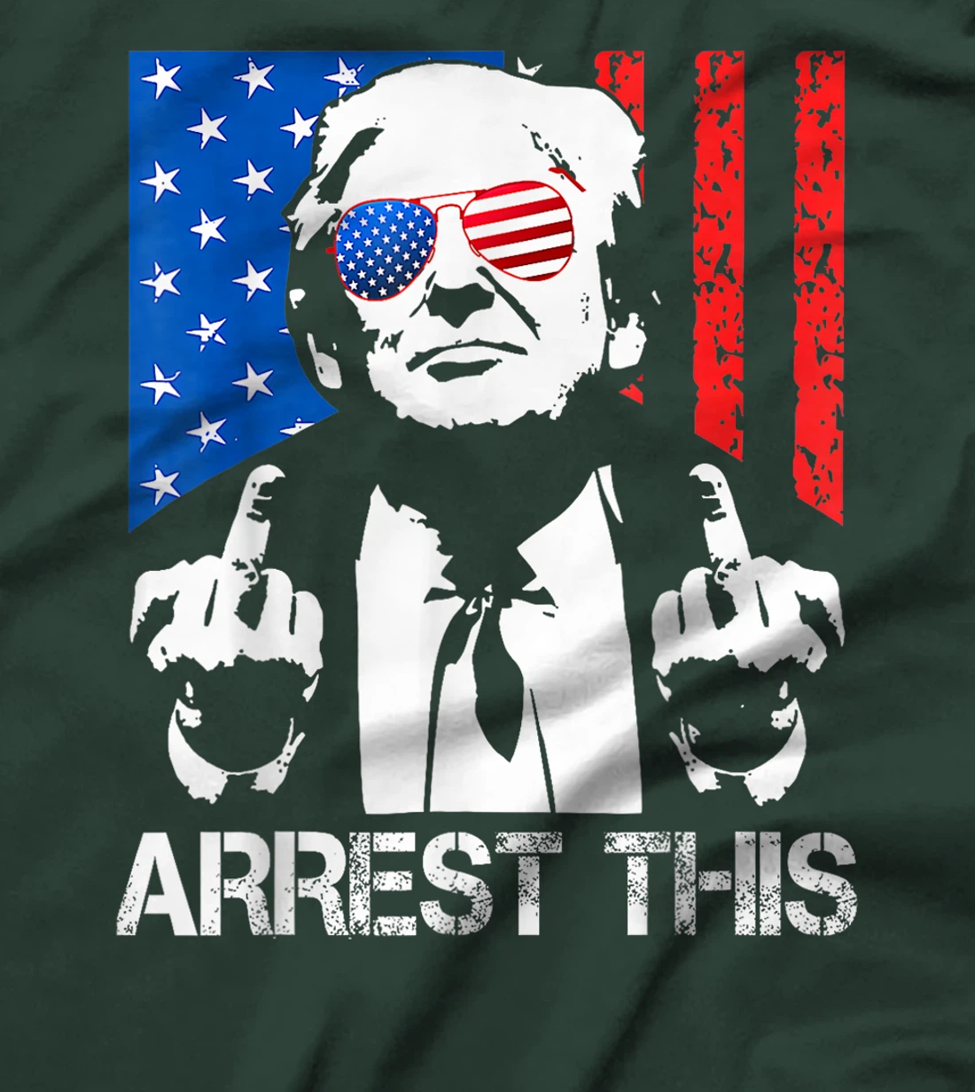 Donald Trump Arrest This Fingers 2024 Election Pro Trump T-Shirt
