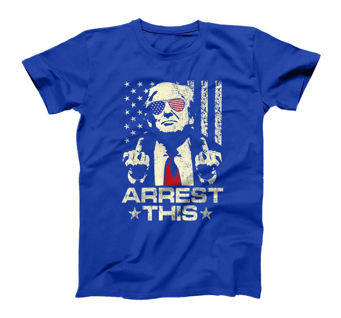 Funny Trump Arrest This Donald Trump Middle Finger President T-Shirt