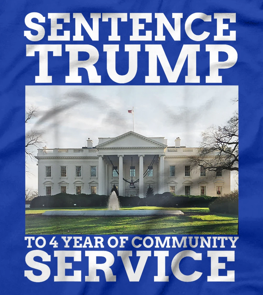 Sentence Trump to 4 Years of Community Service White House T-Shirt