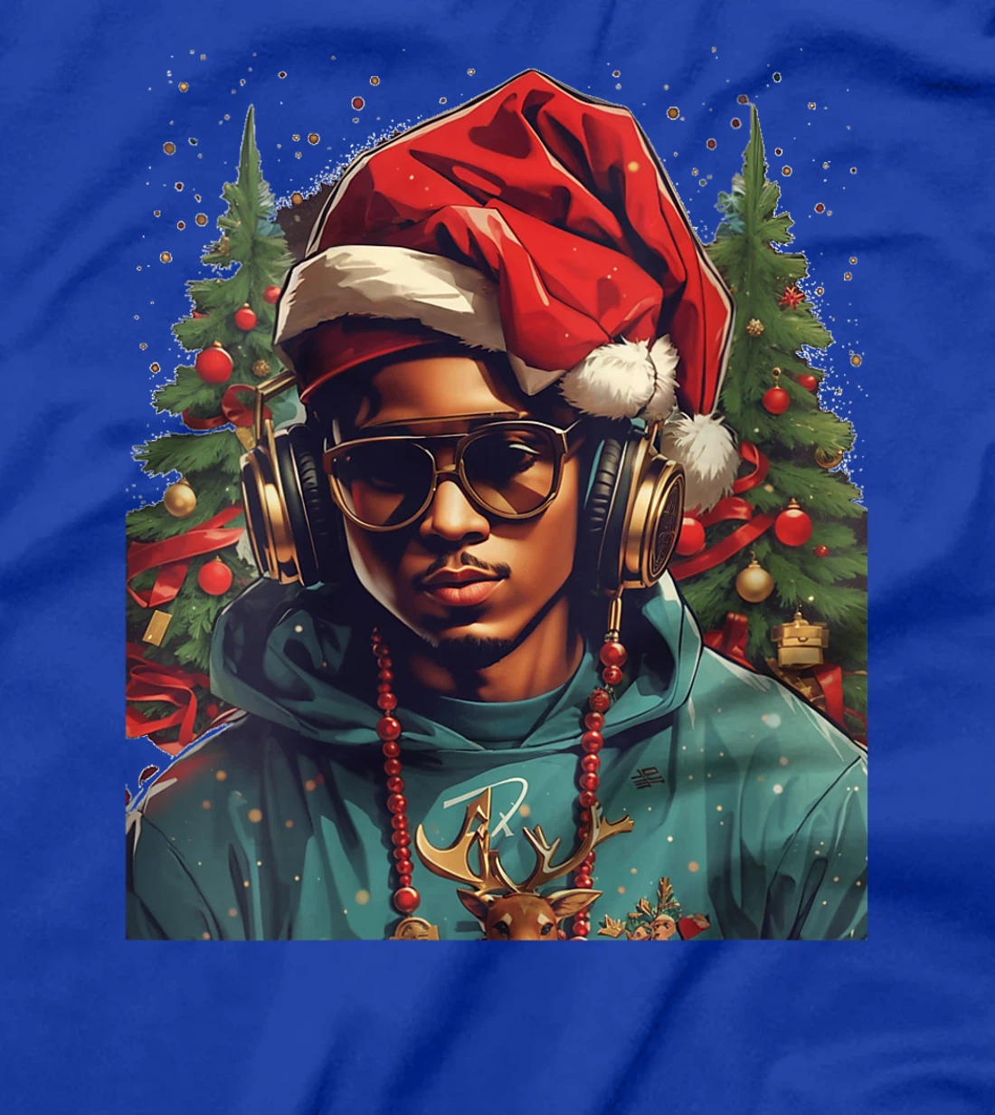 Womens Merry Xmas Happy New Year From Dioniso God Bless Party Time T-Shirt