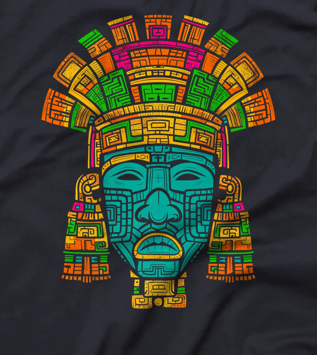 Aztec God Ancient Mythology Tlaloc Aztec Premium T-Shirt