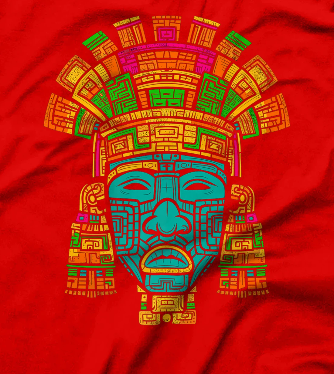 Aztec God Ancient Mythology Tlaloc Aztec Premium T-Shirt