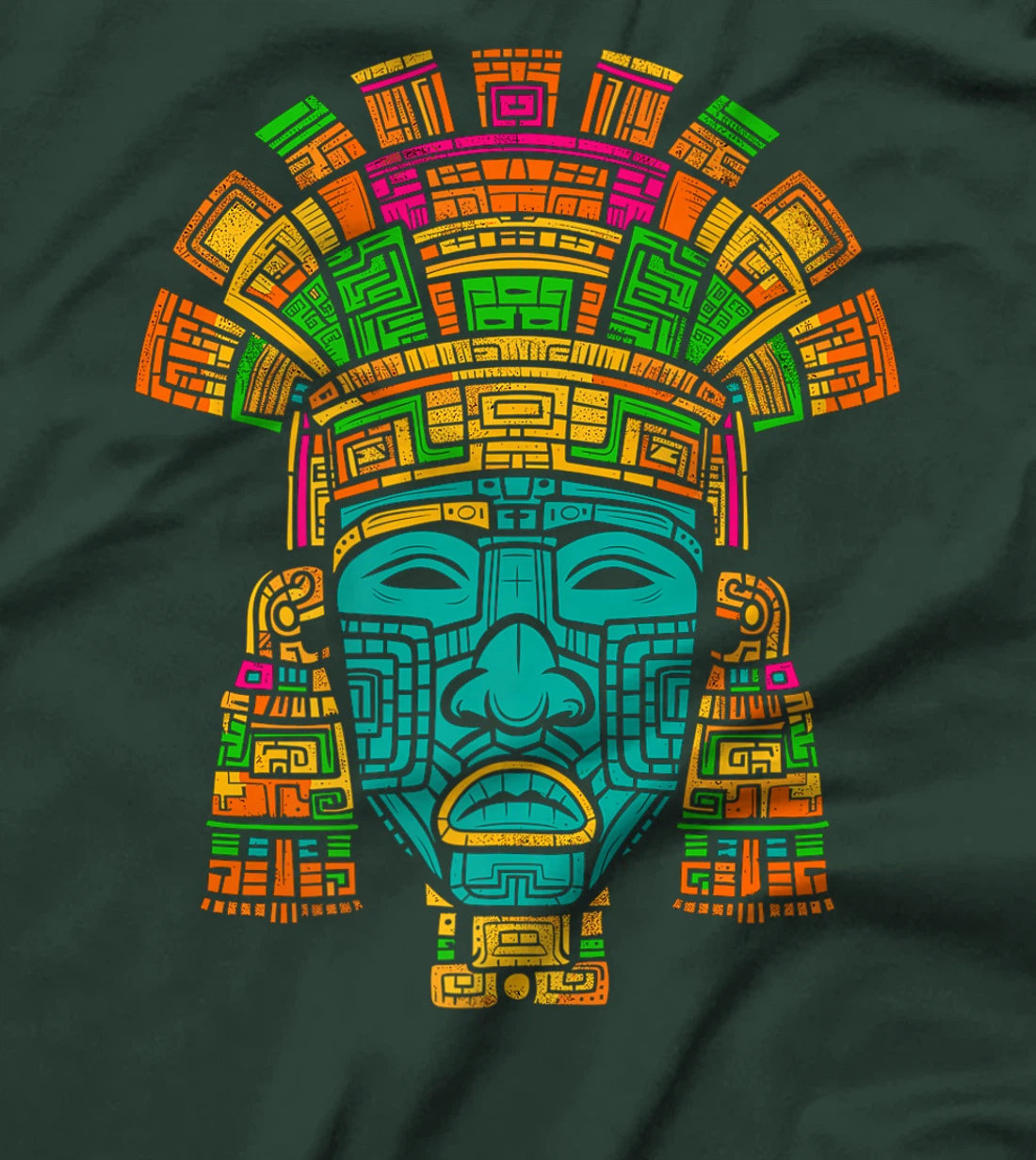 Aztec God Ancient Mythology Tlaloc Aztec Premium T-Shirt