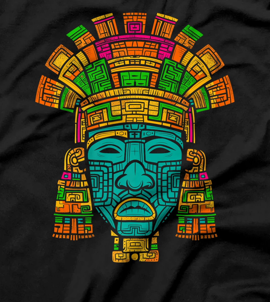Aztec God Ancient Mythology Tlaloc Aztec Premium T-Shirt