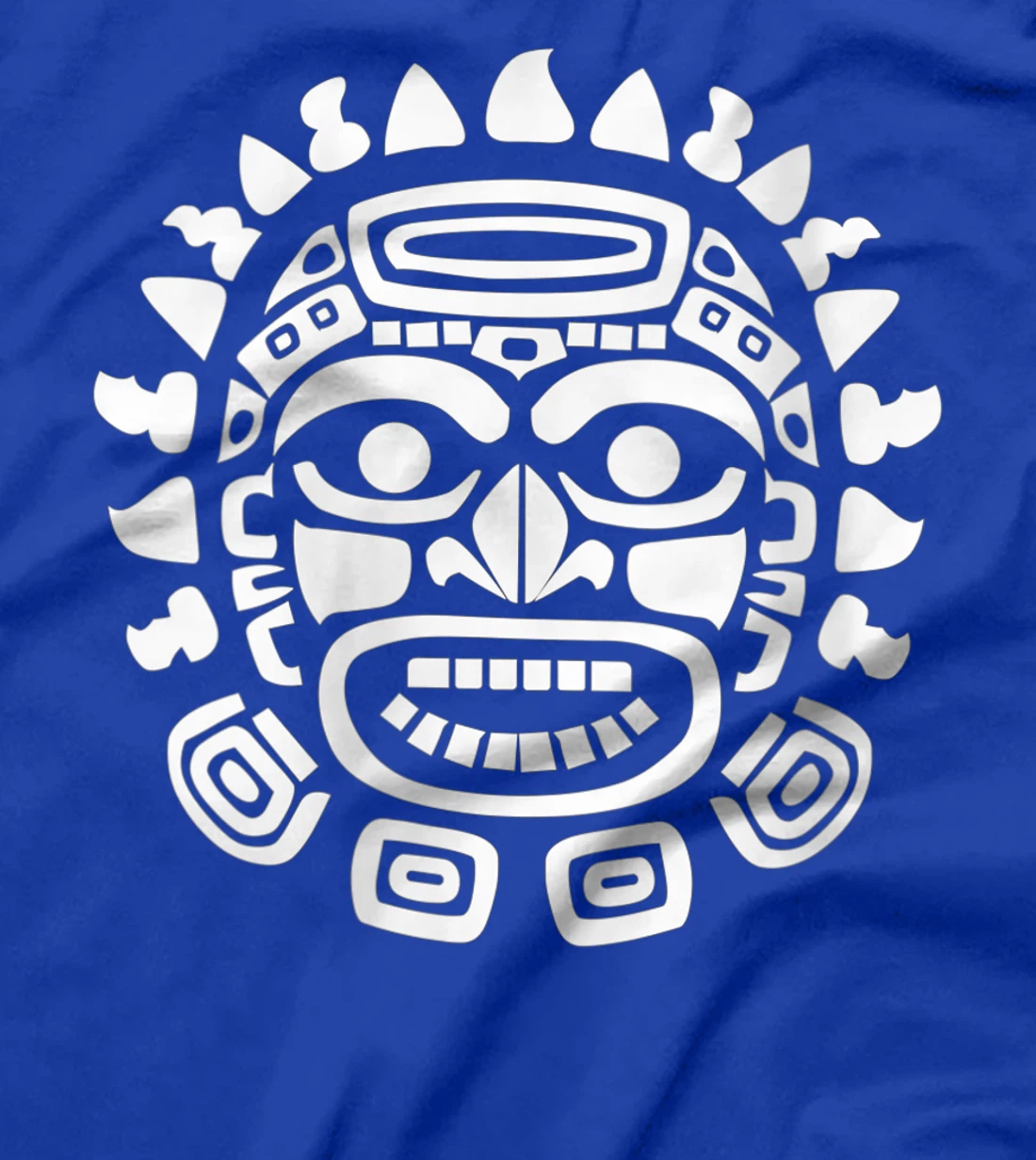 Womens Aztec God Ancient Mythology Face Symbol Sun Tonatiuh T-Shirt