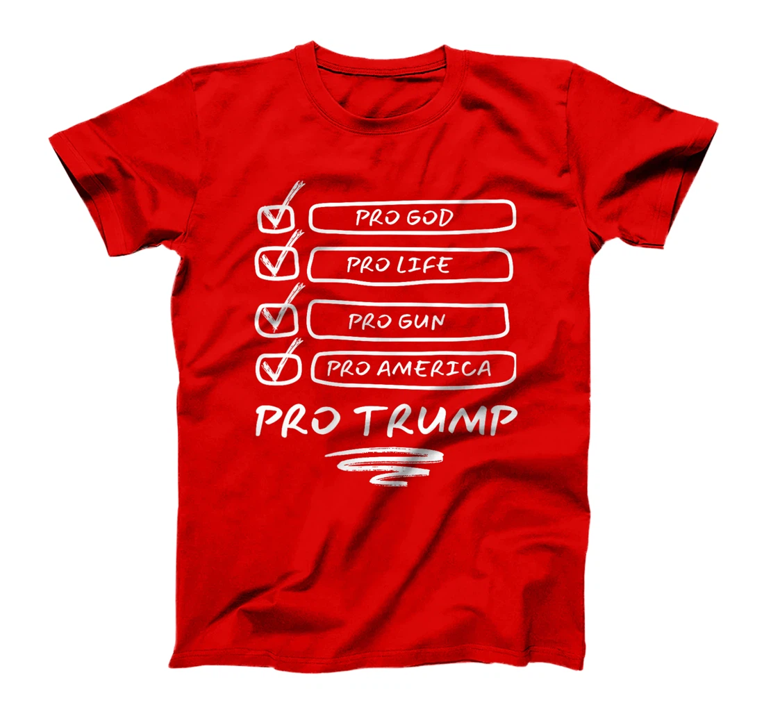 Womens Pro God Pro Gun Pro Life T-Shirt