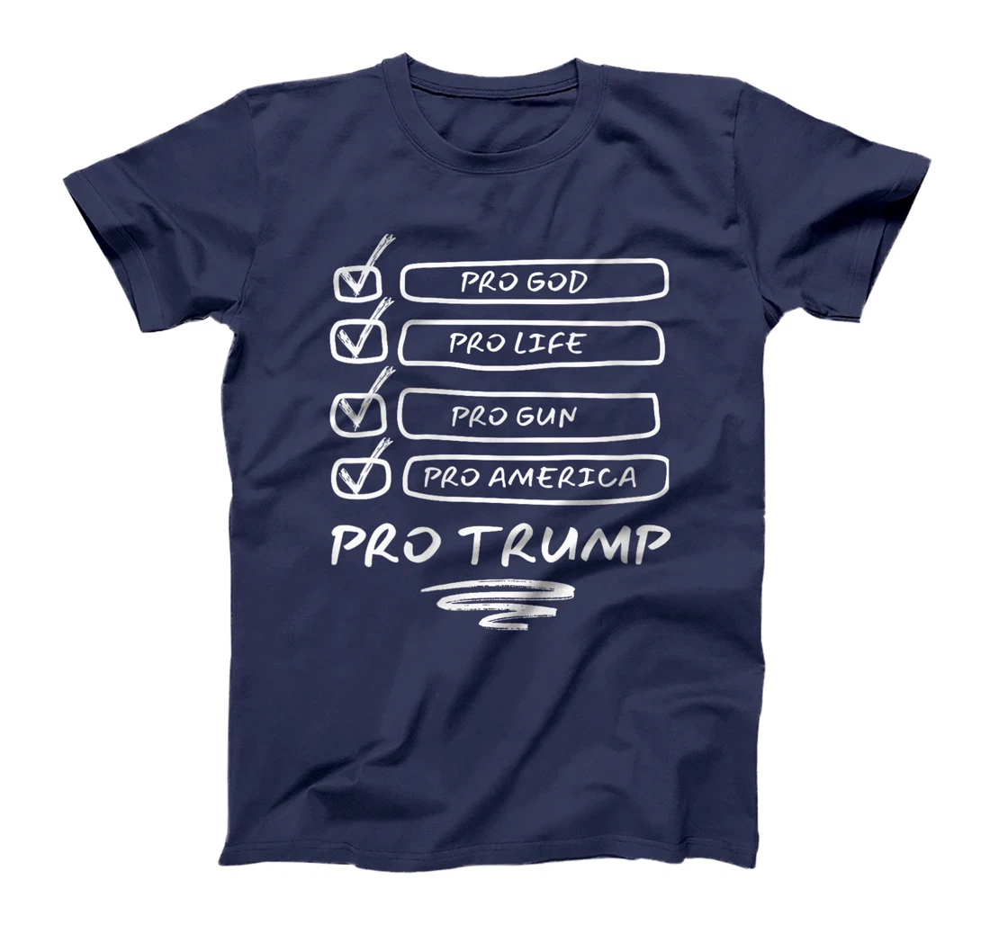 Womens Pro God Pro Gun Pro Life T-Shirt