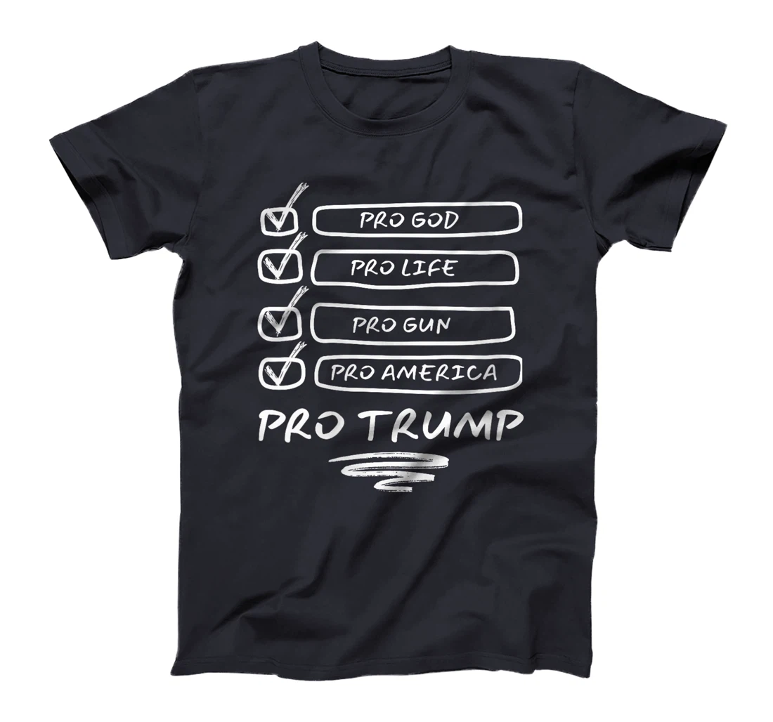 Womens Pro God Pro Gun Pro Life T-Shirt