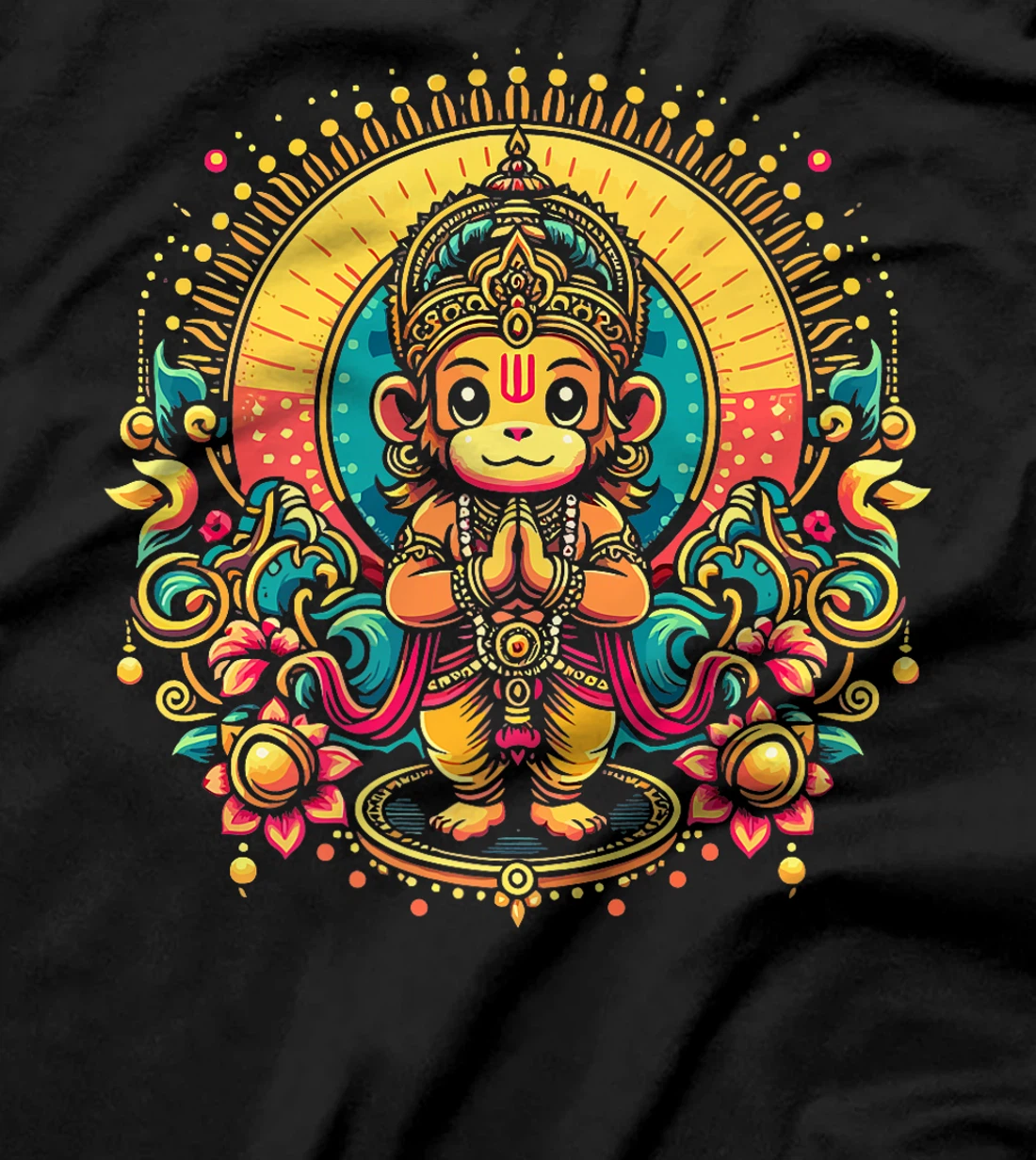 Hanumanji Hanuman Hindu Monkey God Lover Devotee Premium T-Shirt