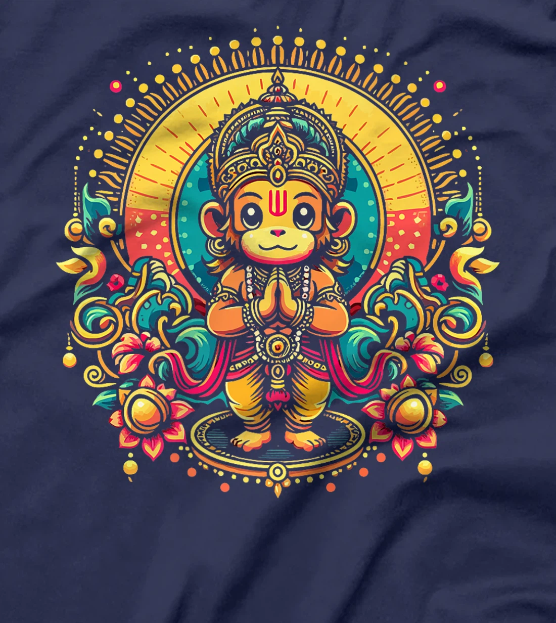 Hanumanji Hanuman Hindu Monkey God Lover Devotee Premium T-Shirt