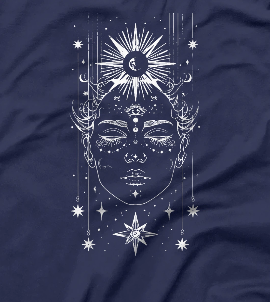 Womens Celestial Goddess Eos Witchy Eos Astrology T-Shirt