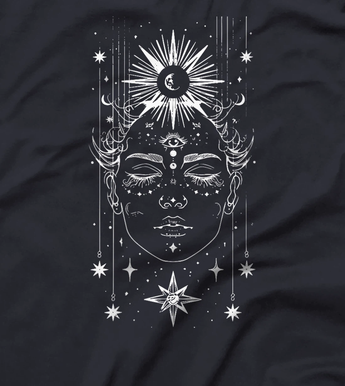 Womens Celestial Goddess Eos Witchy Eos Astrology T-Shirt