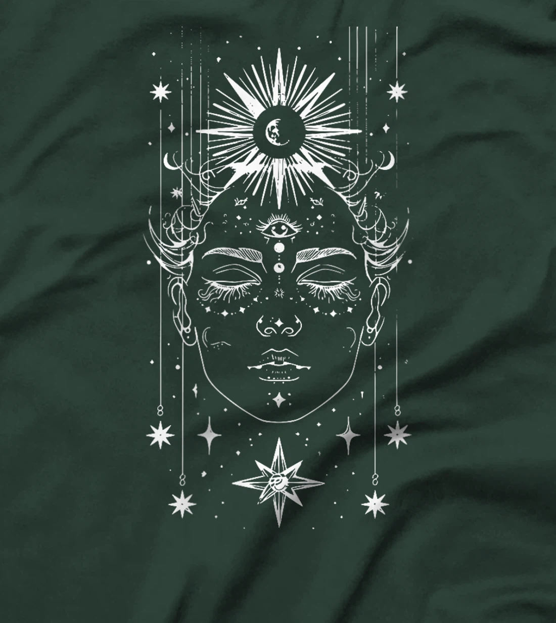 Womens Celestial Goddess Eos Witchy Eos Astrology T-Shirt