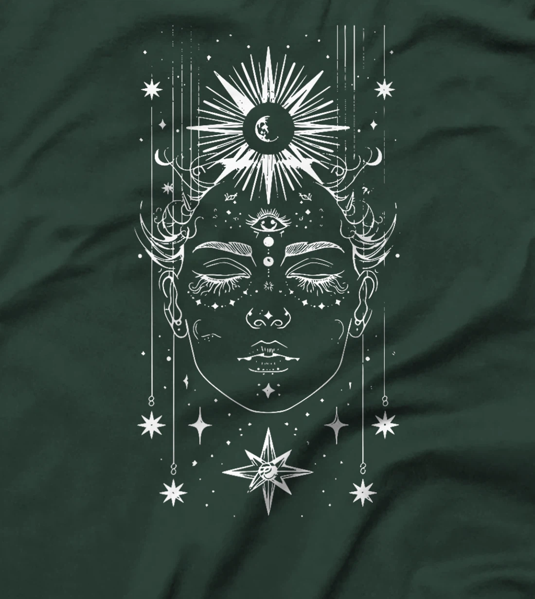 Celestial Goddess Eos Witchy Eos Astrology Premium T-Shirt